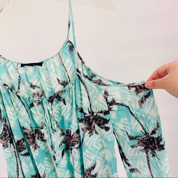 Palm Tree Cold Shoulder Tunic - Picture 10 of 16